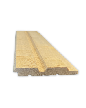 Eglinė fasadinė dailylentė su šiurkščiu paviršiumi ir skandinavišku profiliu, 21x145 mm